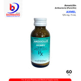 AXMEL Amoxicillin 125mg/5ml Powder for Suspension Penicillin 60ml