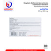 AZENTIN Sitagliptin Metformin Hydrochloride Combination of Oral Blood ...