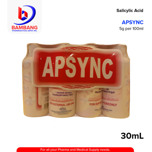 APSYNC Salicylic Acid 5g per 100ml Bottle 30ml