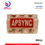 APSYNC Salicylic Acid 5g per 100ml Bottle 60ml
