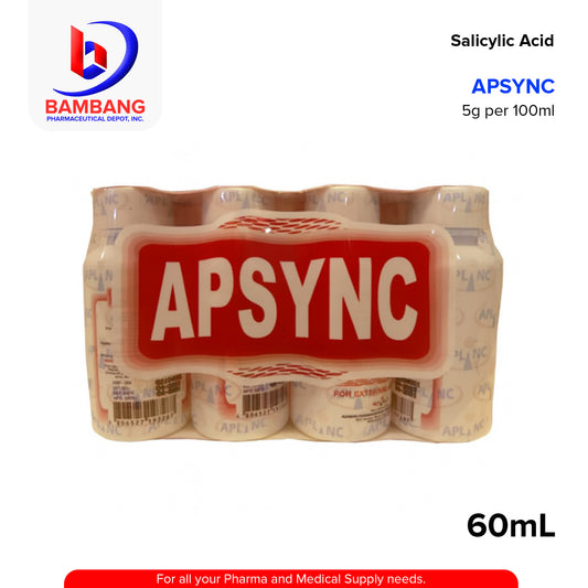 APSYNC Salicylic Acid 5g per 100ml Bottle 60ml
