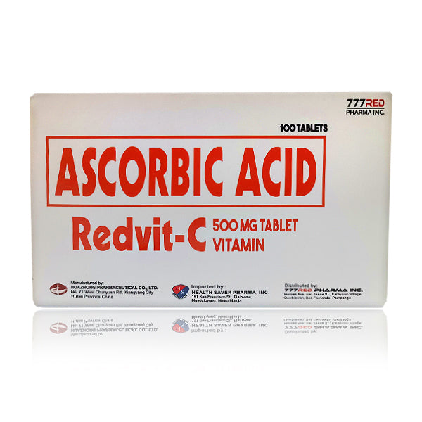 Ascorbic Acid (Redvit C) 500mg Tablet 100's
