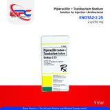 ENDTAZ-2.25 Piperacillin Sodium + Tazobactam Sodium Powder for Solution for Injection (IV Infusion) Antibacterial 1 Vial