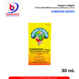 CHERIFER DROPS Height is Might! FOOD SUPPLEMENT Vitamins A, B-Vitamins, C & D 30 mL