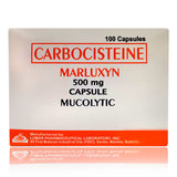 Carbocisteine (Marluxyn) 500mg Capsule 100's