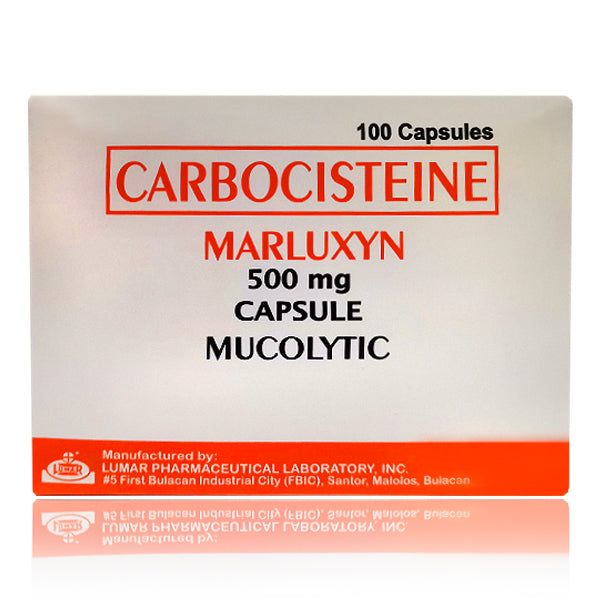 Carbocisteine (Marluxyn) 500mg Capsule 100's