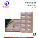 DIURCID 250 Ursodeoxycholic Acid 250mg Capsule 30's