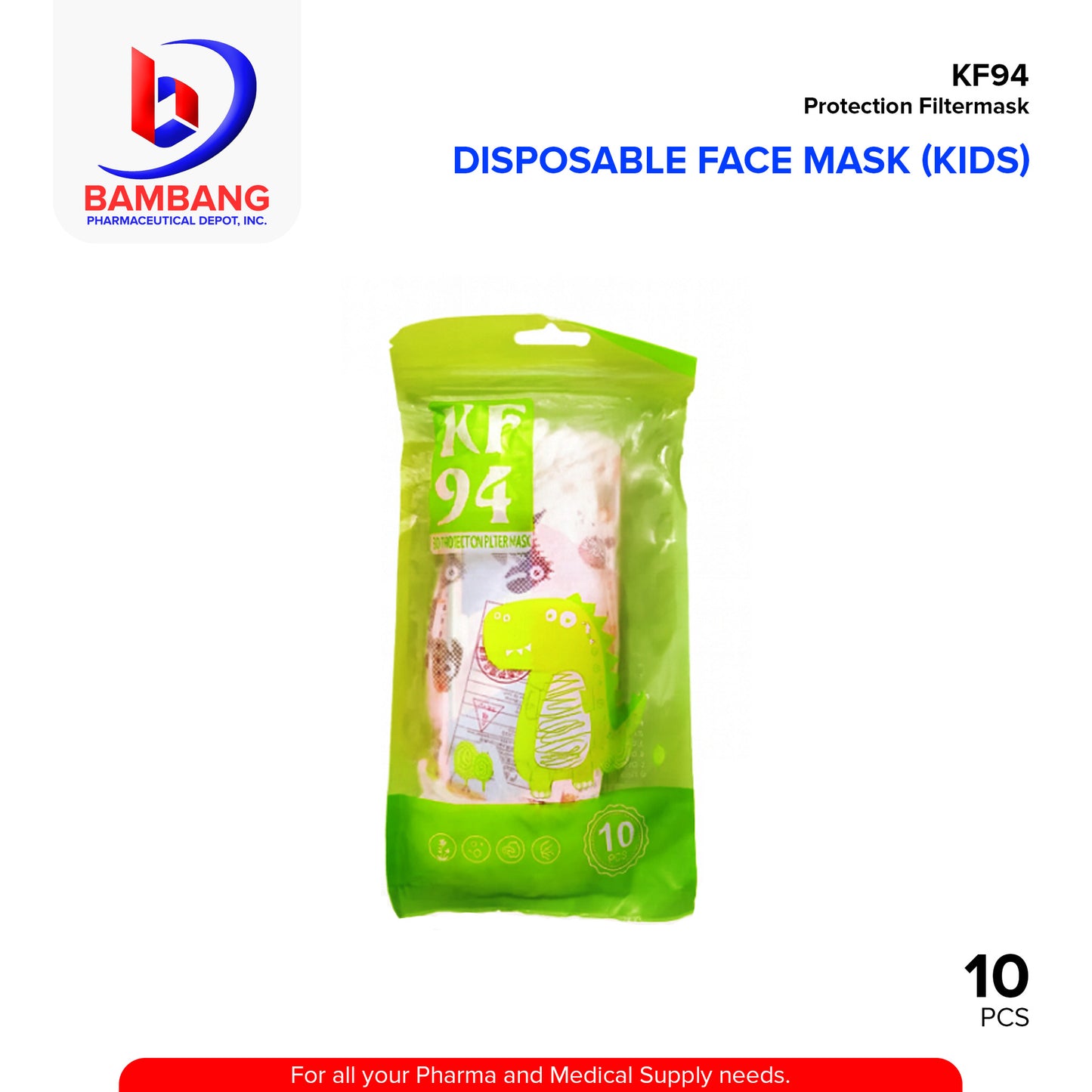 DISPOSABLE FACE MASK KF94 Face Mask (Kids)