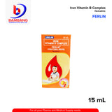 FERLIN Iron Vitamin B Complex Hematinic 15mL