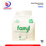 FAMYL Adult Diaper Medium Pieces 10's