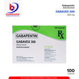 GABAVEX 300 Gabapentin Anticonvulsant 300mg Capsule 100's