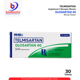 GLOSARTAN Telmisartan 40mg Tablet 30's
