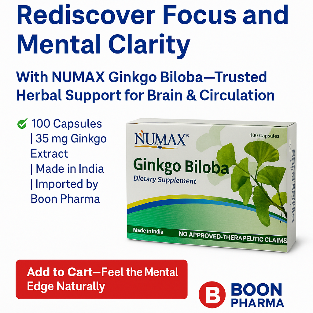 Numax Gingko Biloba - Dietary Supplement