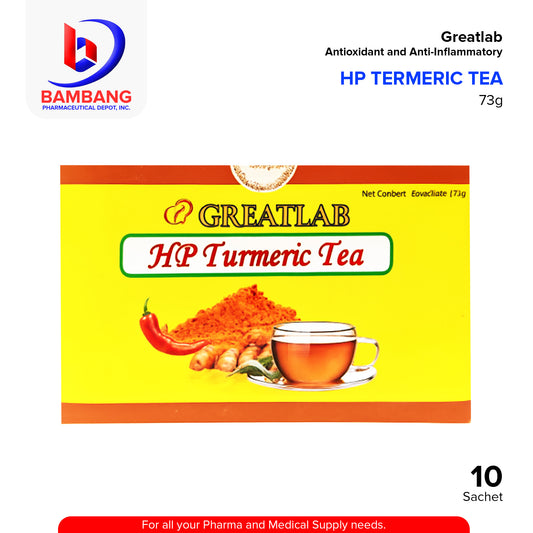 GREATLAB HP Turmeric Tea Net Content 15 Sachet x 12g