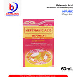 INFAMIX Mefenamic Acid 50mg/5ml Suspension 60ml