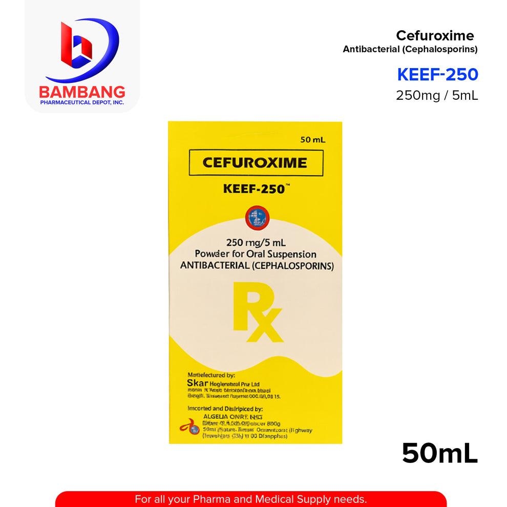 KEEF Cefuroxime 250mg/5ml Powder for Oral Suspension 50ml – Bambang ...