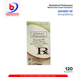 KOVENT SF Salmeterol Fluticasone 25mcg /250mcg Metered Dose Inhaler Actuation 120's