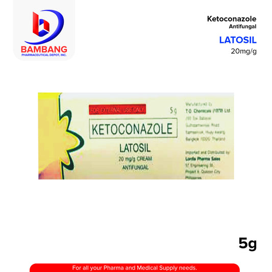 LATOSIL Ketoconazole 20mg/g Cream 5g