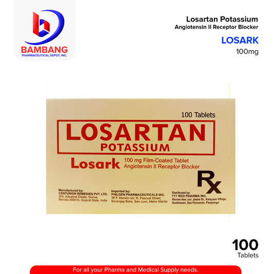 LOSARK Losartan 100mg Tablet 100's