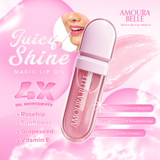 AMOURA BELLE Magic Lip Oil 10ml – Nourishing Glossy Lip Oil with Rosehip, Sunflower & Grapeseed Oils