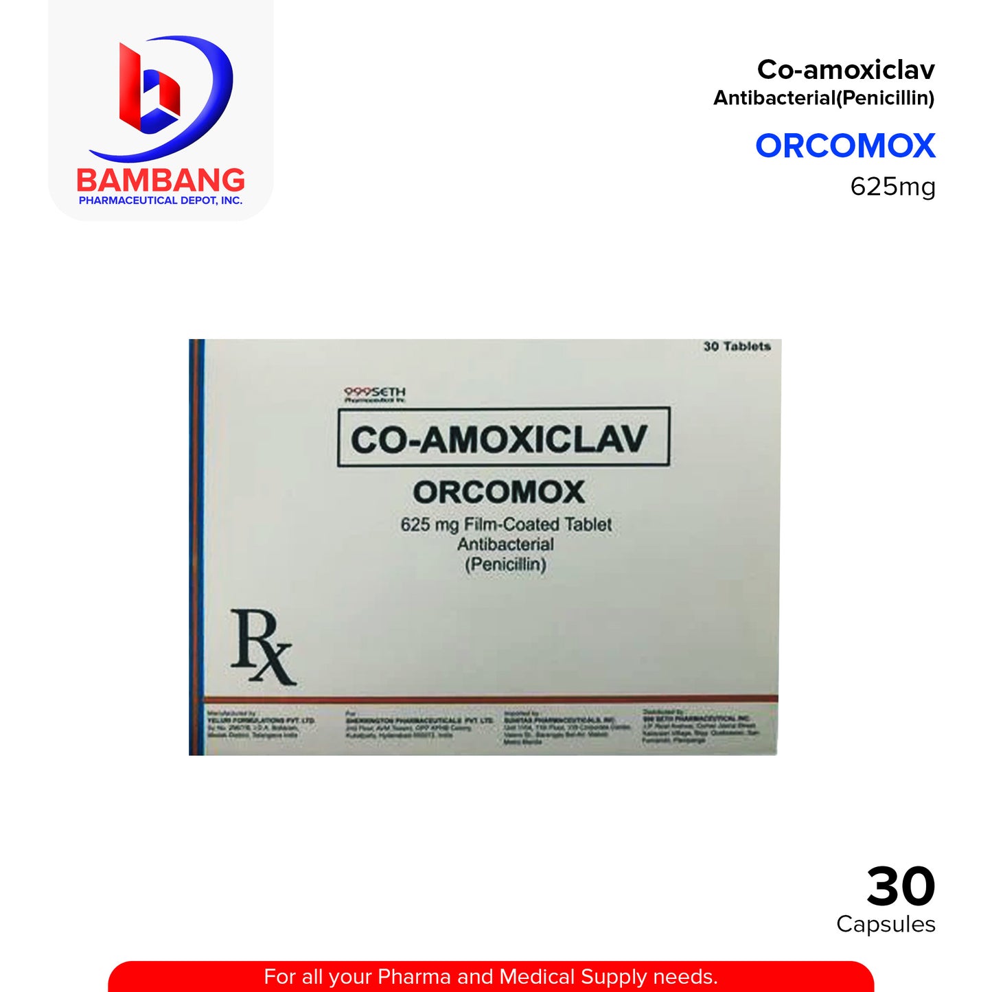 PREGABASAPH Pregabalin 75mg Antiepileptic Capsule 30's
