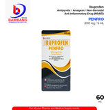 PENFRO Ibuprofen 200 mg / 5 mL Suspension Antipyretic Analgesic Non Steroidal Anti Inflammatory Drug
