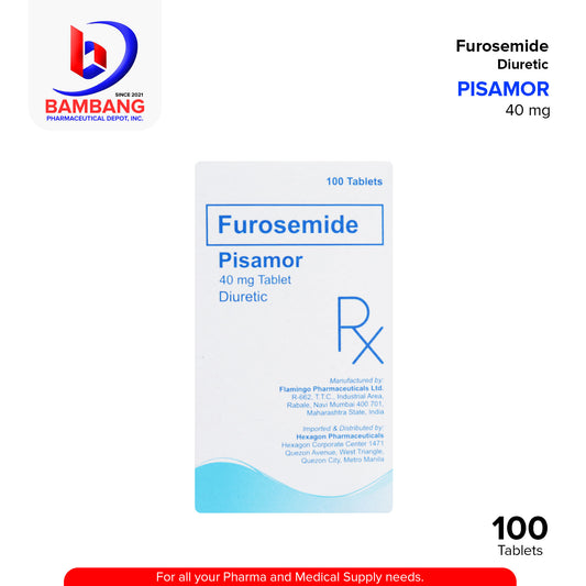 PISAMOR Furosemide Diuretic 40mg Tablet 100's