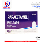 PHILPARA Paracetamol 500mg Analgesic Tablets 100's