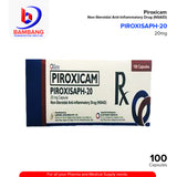 PIROXISAPH Piroxicam 20mg Capsules 100's