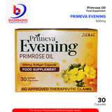PRIMEVA Evening Primrose Oil 500mg Food Supplement Softgel Capsules 30's