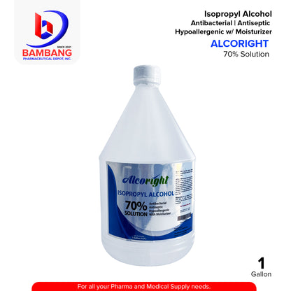 ALCORIGHT Isopropyl Alcohol 70% Solution Gallon 1's