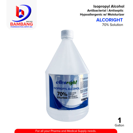 ALCORIGHT Isopropyl Alcohol 70% Solution Gallon 1's