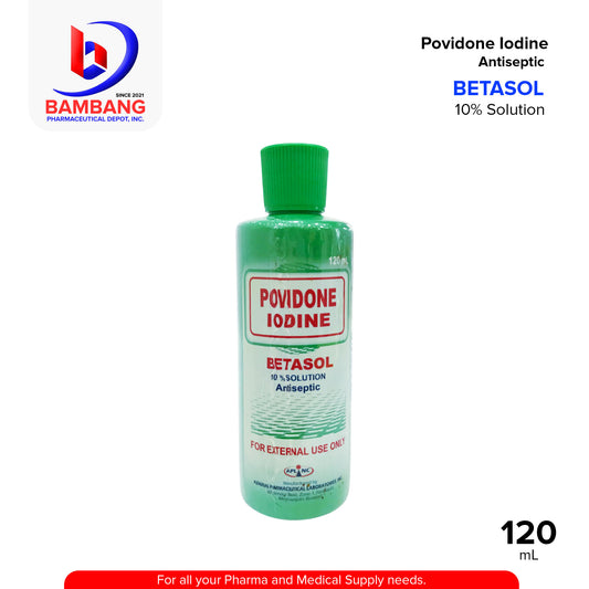 BETASOL Povidone Iodine 10% Solution Antiseptic 120ml