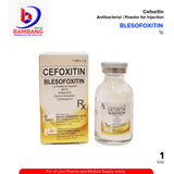 BLESOFOXITIN Cefoxitin 1g Powder For Injection Vial 1's
