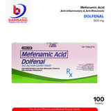 DOLFENAL Mefenamic Acid Anti-Inflammatory & Anti-Rheaumatic 500mg Tablet 100's