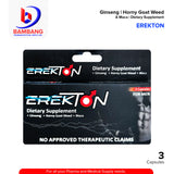 EREKTON Dietary Supplements Ginseng Horny Goat Weed Maca Capsule 3's Enhance stamina boost energy