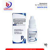 GENTIX EYE Gentamicin Eye / Ear Drops 0.3% w/v 10 mL