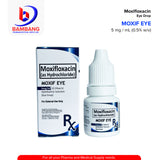 MOXIF EYE Moxifloxacin Eye Drop Ophthalmic Solution 5mg / ml (0.5% w/v)