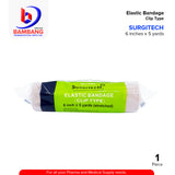 SURGITECT Elastic Bandage Clip Type 6 inch x 6 yards 1's
