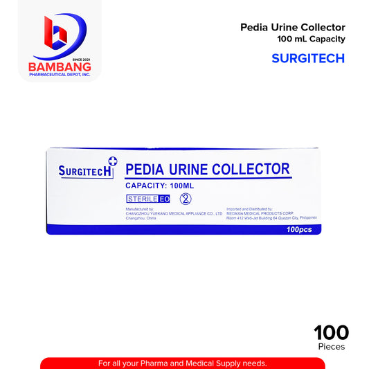 SURGITECT  Pediatric Urine Collector 100ml Capacity Sterile EO 100's
