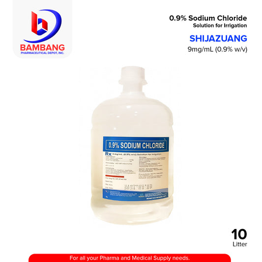 SHIJAZUANG Sodium Chloride 0.9% Solution for Irrigation (Blue) 1Liter