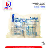 SURE GUARD Urine Bag Pieces 10's