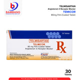 TELMICOR Telmisartan 80mg Film Coated Tablet 30's