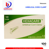 HEXACARE Umbilical Cord Clamp Pieces 100's