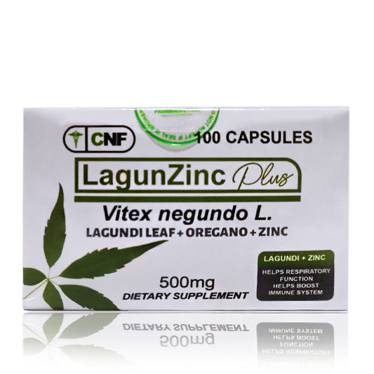 Lagundi Leaf + Oregano + Zinc (Lagundi Zinc Plus) Vitex Negundo 500mg Capsule 100's
