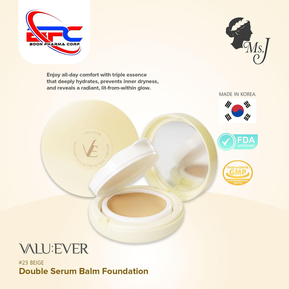 VALU:EVER Double Serum Balm Foundation SPF 50+ PA+++ 25g – Bambang ...