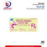 Gliclazide (Aglic MR) 30mg Modified Release Tablet 30's