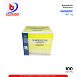 AMBIMOX Amoxicillin Anti Bacterial 500mg Capsule 100's