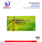 ANTICOF SR Butamirate Citrate 50mg Sustained Release Tablet 100's
