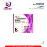 AZISAPH Azithromycin 500mg Film Coated Tablet 3's